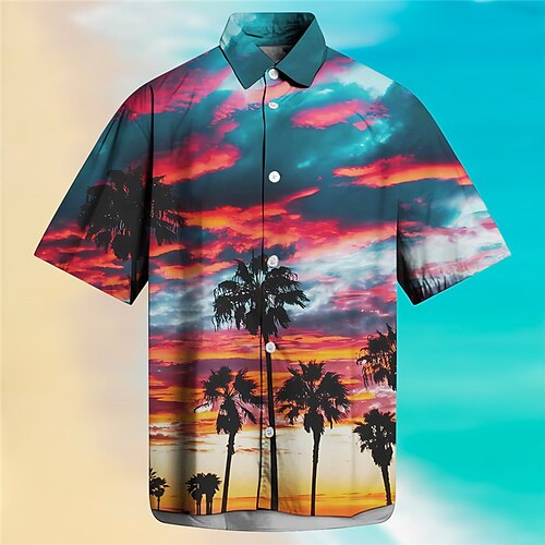 Herren Hemd Hawaiihemd Sommerhemd Kokosnussbaum Grafik-Drucke Sonnenuntergang Umlegekragen Gelb Rote Outdoor Strasse Kurze Ärmel Bedruckt Bekleidung Modisch Strassenmode Designer Weich
Herren Hemd Hawaiihemd Sommerhemd Kokosnussbaum Grafik-Drucke Sonnenuntergang Umlegekragen Gelb Rote Outdoor Strasse Kurze Ärmel Bedruckt Bekleidung Modisch Strassenmode Designer Weich