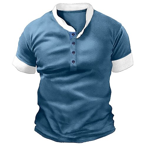 Herre T skjorte Henly-skjorte T-skjorte عادي Henley Gate Feriereise Kort Erme Klær Mote Designer Grunnleggende
Herre T skjorte Henly-skjorte T-skjorte عادي Henley Gate Feriereise Kort Erme Klær Mote Designer Grunnleggende