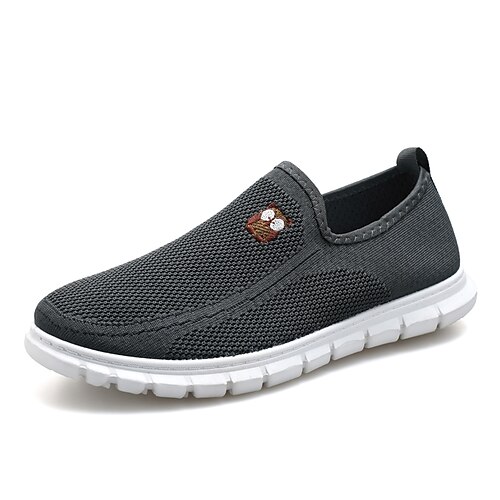 Herre Tøfler & Slip-ons Flyknit sko Afslappet Daglig Flyvende vævning Åndbart Sort Grå Sommer Forår
Herre Tøfler & Slip-ons Flyknit sko Afslappet Daglig Flyvende vævning Åndbart Sort Grå Sommer Forår