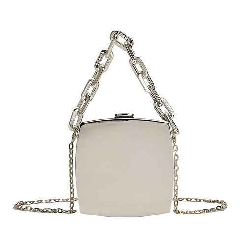Dame Håndtaske Crossbody taske PVC Daglig Kæde Vandtæt Holdbar Anti-Støv Sølv Guld
Dame Håndtaske Crossbody taske PVC Daglig Kæde Vandtæt Holdbar Anti-Støv Sølv Guld