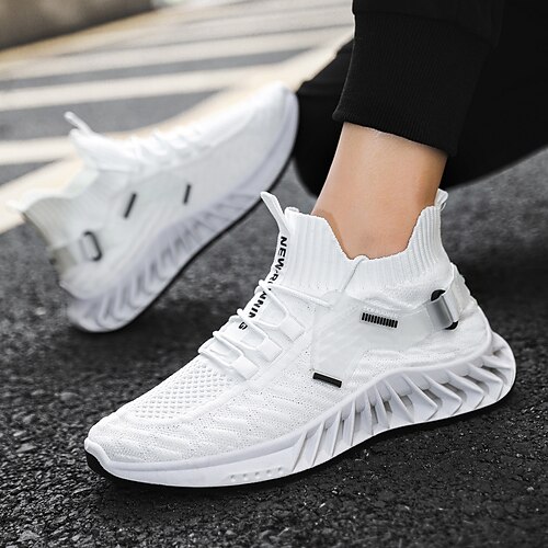 Per uomo Scarpe da ginnastica Scarpe da corsa Ammortizzamento Traspirante Trasparente Morbido Corsa Corsa su strada A maglia Primavera Autunno Nero Bianco Cachi
Per uomo Scarpe da ginnastica Scarpe da corsa Ammortizzamento Traspirante Trasparente Morbido Corsa Corsa su strada A maglia Primavera Autunno Nero Bianco Cachi