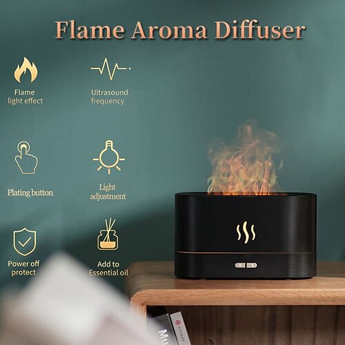 Air Humidifier Portable LED Flame Effect 180ml Essential Oil Aroma Diffuser Home Office USB Powered Air Freshening Aroma Diffuser Soothing Sleep Atomizer
Air Humidifier Portable LED Flame Effect 180ml Essential Oil Aroma Diffuser Home Office USB Powered Air Freshening Aroma Diffuser Soothing Sleep Atomizer