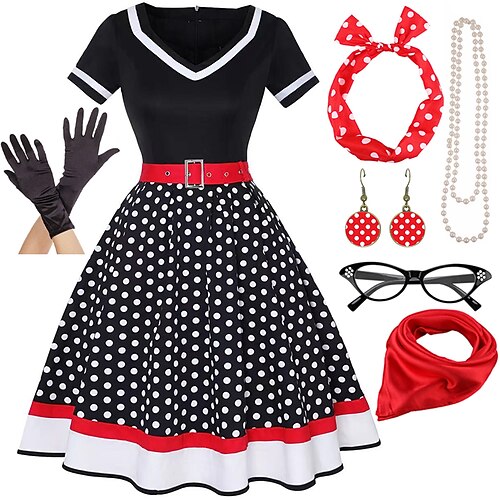 Audrey Hepburn 1950s Inspiré du vintage Robe évasée Femme Costume Vintage Cosplay Rendez-vous Soirée Evénement Festival Écharpe en soie
Audrey Hepburn 1950s Inspiré du vintage Robe évasée Femme Costume Vintage Cosplay Rendez-vous Soirée Evénement Festival Écharpe en soie