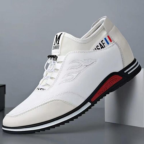 Hombre Zapatillas de deporte Mocasines de cuero Negocios Casual Exterior Diario Zapatos de Paseo PU Transpirable Negro Blanco Eslogan Verano Primavera
Hombre Zapatillas de deporte Mocasines de cuero Negocios Casual Exterior Diario Zapatos de Paseo PU Transpirable Negro Blanco Eslogan Verano Primavera