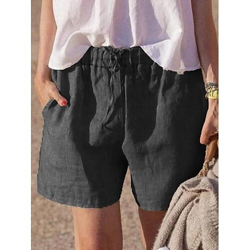 Per donna Pantaloncini Simillino Nero Bianco Kaki Di tendenza Informale Fine settimana Tasche laterali Breve Comfort Liscio S M L XL 2XL
Per donna Pantaloncini Simillino Nero Bianco Kaki Di tendenza Informale Fine settimana Tasche laterali Breve Comfort Liscio S M L XL 2XL