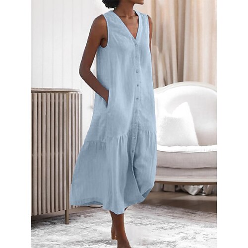 Per donna Camicia da notte Camicia per dormire Vestiti Colore puro Semplice Informale Comoda Interni Giornaliero Da letto Poliestere Traspirante Spacco a V Senza maniche Tasche Estate Primavera
Per donna Camicia da notte Camicia per dormire Vestiti Colore puro Semplice Informale Comoda Interni Giornaliero Da letto Poliestere Traspirante Spacco a V Senza maniche Tasche Estate Primavera