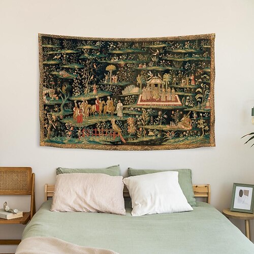 Peinture médiévale pendaison tapisserie mur art décor photographie toile de fond couverture rideau maison chambre salon décoration
Peinture médiévale pendaison tapisserie mur art décor photographie toile de fond couverture rideau maison chambre salon décoration