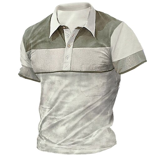 Homme Polo sport POLO Casual Vacances Revers Manche Courte Mode basique Bloc de couleur Bouton Eté Standard riz blanc Polo sport
Homme Polo sport POLO Casual Vacances Revers Manche Courte Mode basique Bloc de couleur Bouton Eté Standard riz blanc Polo sport