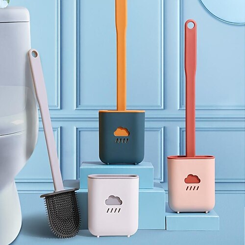 1 x WC-Bürstenhalter mit Silikonborsten, rutschfester langer Kunststoffgriff, gebogene Bürste zum Reinigen jeder Ecke der Toilette, Anti-Tropf-Kit, Wandmontage, kein Bohren, schnell trocknend,
1 x WC-Bürstenhalter mit Silikonborsten, rutschfester langer Kunststoffgriff, gebogene Bürste zum Reinigen jeder Ecke der Toilette, Anti-Tropf-Kit, Wandmontage, kein Bohren, schnell trocknend,