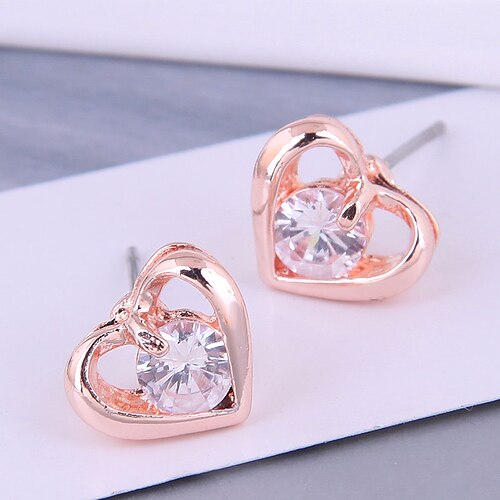 Per donna Orecchini a bottone Orecchino geometrico Cuori Orecchini Gioielli Argento / Oro rosa Per Carnevale Graduazione Festival
Per donna Orecchini a bottone Orecchino geometrico Cuori Orecchini Gioielli Argento / Oro rosa Per Carnevale Graduazione Festival