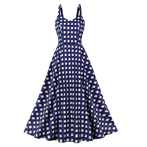 Audrey Hepburn Cuadros Retro Antiguo 1950s Vestido swing Vestido acampanado Mujer Disfraz Cosecha Cosplay Casual Diario Vestido Mascarada
Audrey Hepburn Cuadros Retro Antiguo 1950s Vestido swing Vestido acampanado Mujer Disfraz Cosecha Cosplay Casual Diario Vestido Mascarada