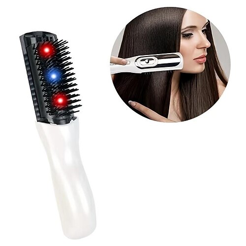 Red And Blue Light Massage Comb, Hairdressing Vibration Electric Massage Straightener, Non-invasive Hair Automatic Air Bangs Curly Hair Massage Comb (without Battery)
Red And Blue Light Massage Comb, Hairdressing Vibration Electric Massage Straightener, Non-invasive Hair Automatic Air Bangs Curly Hair Massage Comb (without Battery)