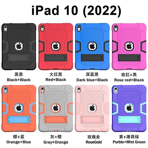 Tablet Case Cover For Apple 10.2 9.7 iPad mini 6th 8.3 iPad 10th 10.9'' iPad Pro 11'' 4th iPad Pro 4th 11'' iPad Pro 3rd 11'' iPad Pro 2nd 11'' Armor Defender Rugged Protective with Adjustable
Tablet Case Cover For Apple 10.2 9.7 iPad mini 6th 8.3 iPad 10th 10.9'' iPad Pro 11'' 4th iPad Pro 4th 11'' iPad Pro 3rd 11'' iPad Pro 2nd 11'' Armor Defender Rugged Protective with Adjustable