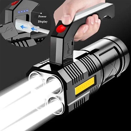 suuritehoinen nelikennoinen led-taskulamppu usb ladattava tehokas led-taskulamppu retkeily erittäin kirkas taskulamppu pyöräilyvalo
suuritehoinen nelikennoinen led-taskulamppu usb ladattava tehokas led-taskulamppu retkeily erittäin kirkas taskulamppu pyöräilyvalo
