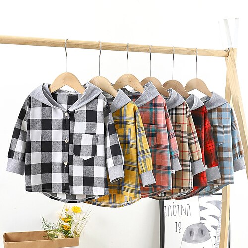 Barn Unisex Jakke Yttertøy Ruter Langermet Frakk Daglig Aktiv Kul Svart Blå Gul Vinter Høst 2-12 år
Barn Unisex Jakke Yttertøy Ruter Langermet Frakk Daglig Aktiv Kul Svart Blå Gul Vinter Høst 2-12 år