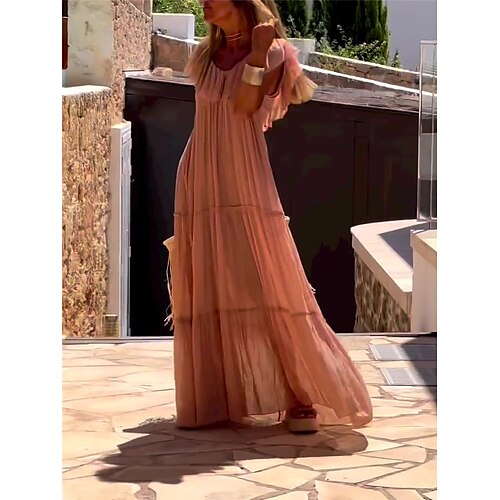 Dame Lang kjole Maxikjole Uformell kjole Solkjole Sommerkjole عادي Mote Grunnleggende Daglig Ferie Stevnemøte Rynket Drapering Kortermet Crew-hals Kjole Normal Oransje Sommer Vår S M L XL XXL
Dame Lang kjole Maxikjole Uformell kjole Solkjole Sommerkjole عادي Mote Grunnleggende Daglig Ferie Stevnemøte Rynket Drapering Kortermet Crew-hals Kjole Normal Oransje Sommer Vår S M L XL XXL