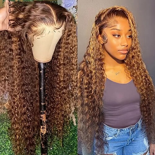 150 % tetthet kinky curly wave 134 blonder foran menneskehår parykker gjennomsiktige blonder menneskehår parykker highlight 4/27 farge
150 % tetthet kinky curly wave 134 blonder foran menneskehår parykker gjennomsiktige blonder menneskehår parykker highlight 4/27 farge