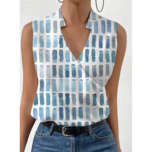 Mujer Camiseta sin mangas Rosa Azul Real Azul Piscina Floral Estampado Sin Mangas Casual Básico Escote en Pico Regular Flor S
Mujer Camiseta sin mangas Rosa Azul Real Azul Piscina Floral Estampado Sin Mangas Casual Básico Escote en Pico Regular Flor S