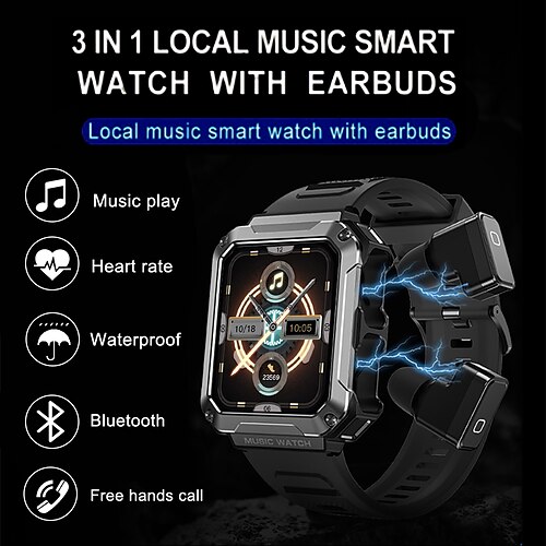 T93 Reloj inteligente 1.96 pulgada Smartwatch Reloj elegante Bluetooth ECG PPG Monitoreo de temperatura Podómetro Compatible con Android iOS Mujer Hombre Larga espera Llamadas con Manos Libres
T93 Reloj inteligente 1.96 pulgada Smartwatch Reloj elegante Bluetooth ECG PPG Monitoreo de temperatura Podómetro Compatible con Android iOS Mujer Hombre Larga espera Llamadas con Manos Libres