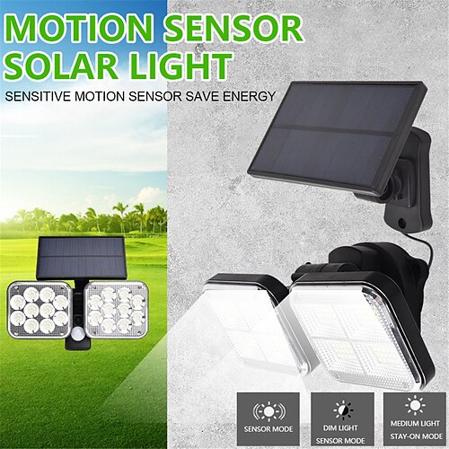 3 modalità sensore di movimento applique da parete solare lampada per faretti a pannocchia a led per esterni doppia testa rotante 270 grandangolare impermeabile per parete esterna cortile
3 modalità sensore di movimento applique da parete solare lampada per faretti a pannocchia a led per esterni doppia testa rotante 270 grandangolare impermeabile per parete esterna cortile
