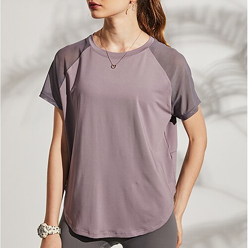 Per donna Camicia da allenamento T-shirt da corsa Retato Spacco Manica corta Superiore Sportivo Athleisure Elastene Traspirante Morbido Asciugatura rapida Palestra Yoga Corsa abbigliamento sportivo
Per donna Camicia da allenamento T-shirt da corsa Retato Spacco Manica corta Superiore Sportivo Athleisure Elastene Traspirante Morbido Asciugatura rapida Palestra Yoga Corsa abbigliamento sportivo