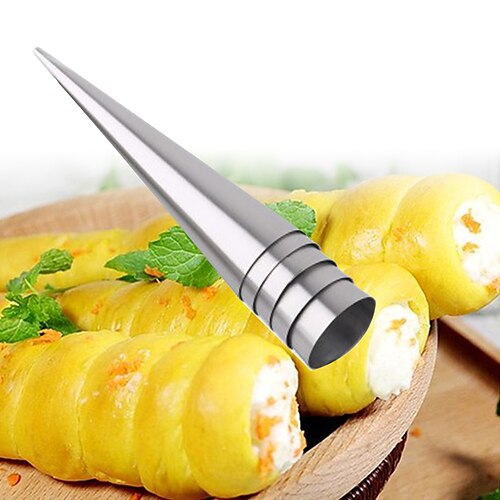 3 stk køkken rustfrit stål bagekogler horn wienerbrød rulle kageform spiralbagte croissanter rør småkage dessert værktøj
3 stk køkken rustfrit stål bagekogler horn wienerbrød rulle kageform spiralbagte croissanter rør småkage dessert værktøj