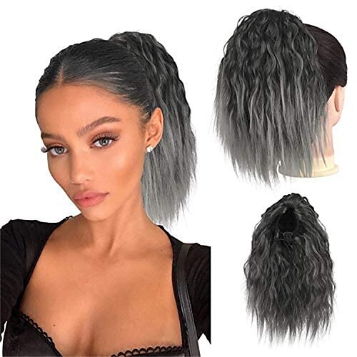 Pferdeschwanz-Verlängerung mit Kordelzug für schwarze Frauen, Clip-in-Pferdeschwanz-Haarteile
Pferdeschwanz-Verlängerung mit Kordelzug für schwarze Frauen, Clip-in-Pferdeschwanz-Haarteile
