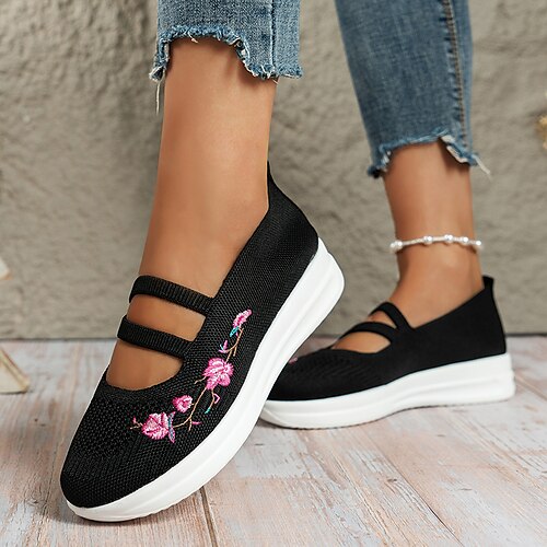 Per donna Scarpe da ginnastica Giornaliero Zeppa Punta tonda Footing Tessuto elastico Mocassino Ricamato Nero Borgogna Blu scuro
Per donna Scarpe da ginnastica Giornaliero Zeppa Punta tonda Footing Tessuto elastico Mocassino Ricamato Nero Borgogna Blu scuro