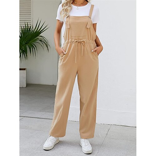 Damen Latzhose Tasche Feste Farbe Quadratischer Ausschnitt Strassenmode Brautkleider schlicht Täglich Urlaub Regular Fit Ärmellos Schwarz Grün Khaki S M L XL Sommer
Damen Latzhose Tasche Feste Farbe Quadratischer Ausschnitt Strassenmode Brautkleider schlicht Täglich Urlaub Regular Fit Ärmellos Schwarz Grün Khaki S M L XL Sommer