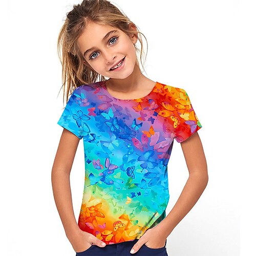 Bambino Da ragazza maglietta Pop art Esterno Stampa 3D Manica corta Girocollo Attivo 7-13 anni Estate Blu
Bambino Da ragazza maglietta Pop art Esterno Stampa 3D Manica corta Girocollo Attivo 7-13 anni Estate Blu