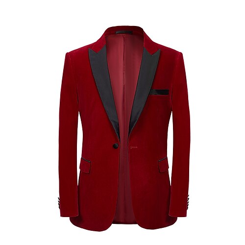 Herre Mode Valentinsdag Blazer jakke Normal Skræddersyet Ensfarvet Single Breasted En-knap Sort Rød Blå 2023
Herre Mode Valentinsdag Blazer jakke Normal Skræddersyet Ensfarvet Single Breasted En-knap Sort Rød Blå 2023