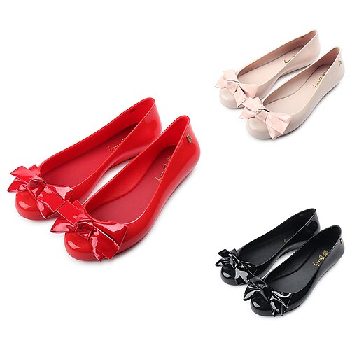 Damen Flache Schuhe Gelees Schuhe Täglich Sommer Schleife Flacher Absatz Runde Zehe Casual Süß PVC Halbschuhe Einfarbig Hautfarben Schwarz Rot
Damen Flache Schuhe Gelees Schuhe Täglich Sommer Schleife Flacher Absatz Runde Zehe Casual Süß PVC Halbschuhe Einfarbig Hautfarben Schwarz Rot