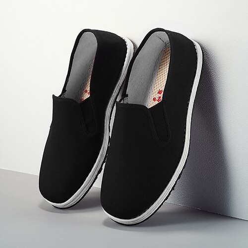Hombre Zuecos y pantuflas Zapatos de taco bajo y Slip-On Vintage Casual Exterior Diario Tejido Transpirable Negro Primavera Otoño
Hombre Zuecos y pantuflas Zapatos de taco bajo y Slip-On Vintage Casual Exterior Diario Tejido Transpirable Negro Primavera Otoño