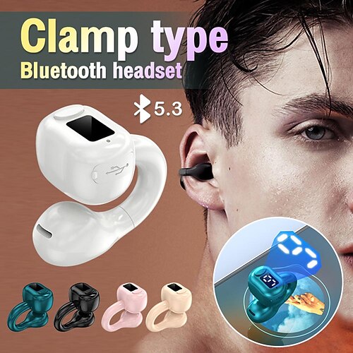 Auriculares de conducción ósea clip de oreja bluetooths auriculares inalámbricos mini oreja abierta auriculares individuales para correr ciclismo auriculares deportivos
Auriculares de conducción ósea clip de oreja bluetooths auriculares inalámbricos mini oreja abierta auriculares individuales para correr ciclismo auriculares deportivos