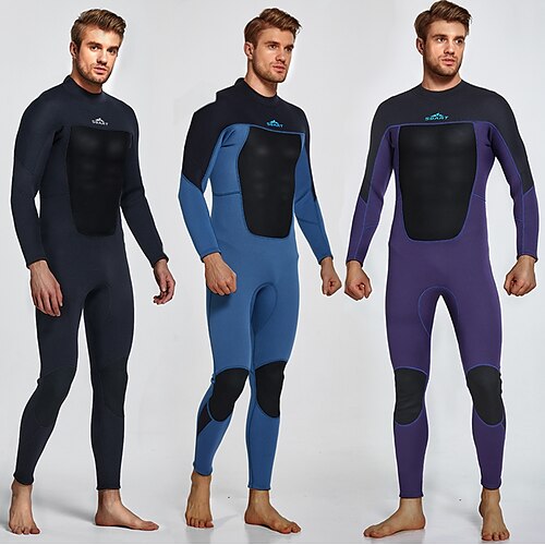 sbart muta intera da uomo 3mm muta da immersione microelastica manica lunga zip frontale - immersioni sport acquatici patchwork tinta unita autunno inverno primavera
sbart muta intera da uomo 3mm muta da immersione microelastica manica lunga zip frontale - immersioni sport acquatici patchwork tinta unita autunno inverno primavera