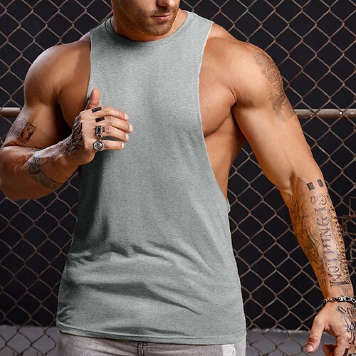Herre Singleter Vest topp Underskjorte Ermeløs skjorte عادي Crewneck Sport & Utendørs Feriereise Ermeløs Klær Mote Daglig Sport
Herre Singleter Vest topp Underskjorte Ermeløs skjorte عادي Crewneck Sport & Utendørs Feriereise Ermeløs Klær Mote Daglig Sport
