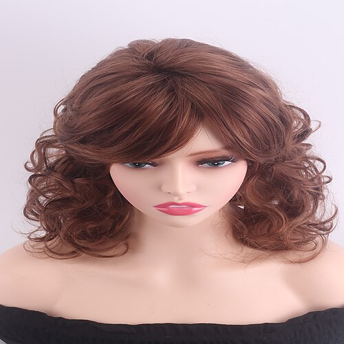 Parrucche sintetiche Riccio Parte libera Parrucca Marrone Medio Marrone / Borgogna Capelli sintetici 18 pollice Per donna Disegni alla moda Soffice Marrone
Parrucche sintetiche Riccio Parte libera Parrucca Marrone Medio Marrone / Borgogna Capelli sintetici 18 pollice Per donna Disegni alla moda Soffice Marrone