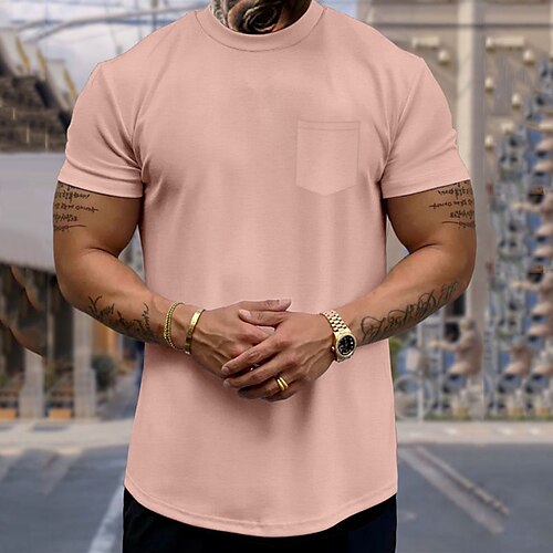 Per uomo maglietta T-shirt Liscio Girocollo Strada Da mare Maniche corte Cerniera Tasca frontale Abbigliamento Di tendenza Originale Essenziale
Per uomo maglietta T-shirt Liscio Girocollo Strada Da mare Maniche corte Cerniera Tasca frontale Abbigliamento Di tendenza Originale Essenziale