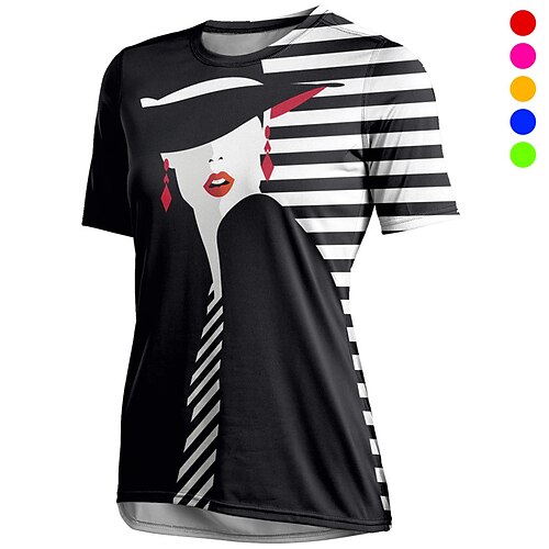 Dame Downhill Jersey Kortermet Lilla Hvit Gul Grafisk Sykkel Pustende Hurtigtørkende sport Grafisk Morsom Klær
Dame Downhill Jersey Kortermet Lilla Hvit Gul Grafisk Sykkel Pustende Hurtigtørkende sport Grafisk Morsom Klær