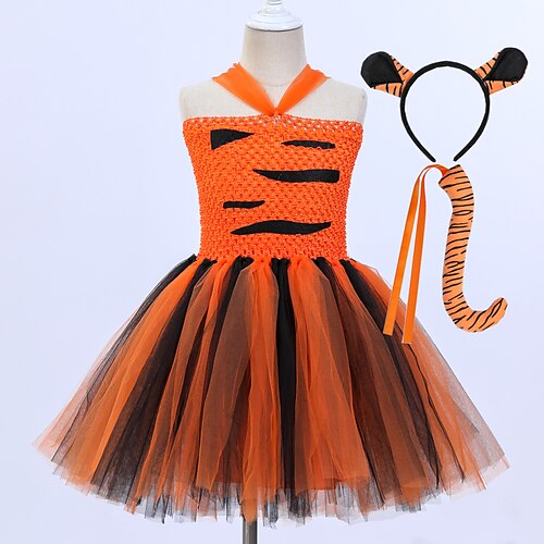 Animal Dress Cosplay Costume Animal Costume Kid's Girls' Cosplay Casual Festival / Holiday Organza Coral Velve Orange Easy Carnival Costumes
Animal Dress Cosplay Costume Animal Costume Kid's Girls' Cosplay Casual Festival / Holiday Organza Coral Velve Orange Easy Carnival Costumes