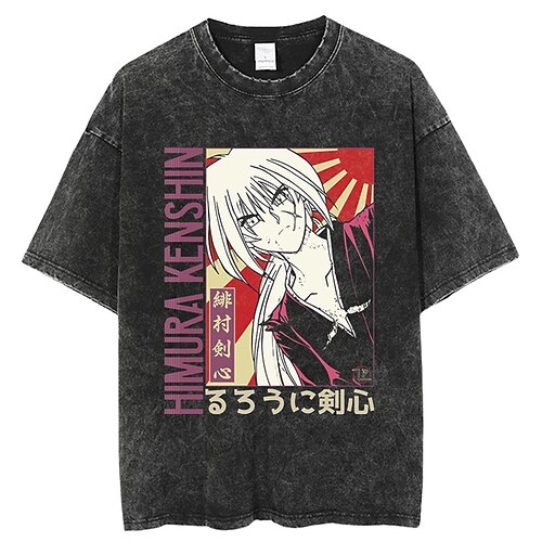 Rurouni Kenshin Gothic Himura Kenshin Cosplay Makoto Shishio T-shirt Cartoon Sportswear Print Graphic T-shirt For Men's Women's Unisex Adults' Hot Stamping 100% Cotton Casual Daily
Rurouni Kenshin Gothic Himura Kenshin Cosplay Makoto Shishio T-shirt Cartoon Sportswear Print Graphic T-shirt For Men's Women's Unisex Adults' Hot Stamping 100% Cotton Casual Daily