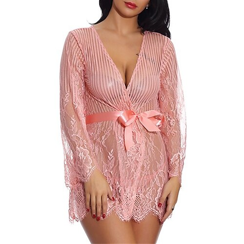 Per donna Lingerie sensuale Accappatoio Colore puro Amanti caldo Comoda Interni Da letto San Valentino Poliestere Traspirante Spacco a V Manica lunga Estate Primavera Nero Rosa
Per donna Lingerie sensuale Accappatoio Colore puro Amanti caldo Comoda Interni Da letto San Valentino Poliestere Traspirante Spacco a V Manica lunga Estate Primavera Nero Rosa