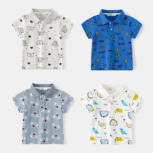 Baby Drenge Skjorte T-shirt Tegneserie Kortærmet Børne Top Skole Yndig Daglig Sommer Forår Elfenben 3-7 år
Baby Drenge Skjorte T-shirt Tegneserie Kortærmet Børne Top Skole Yndig Daglig Sommer Forår Elfenben 3-7 år