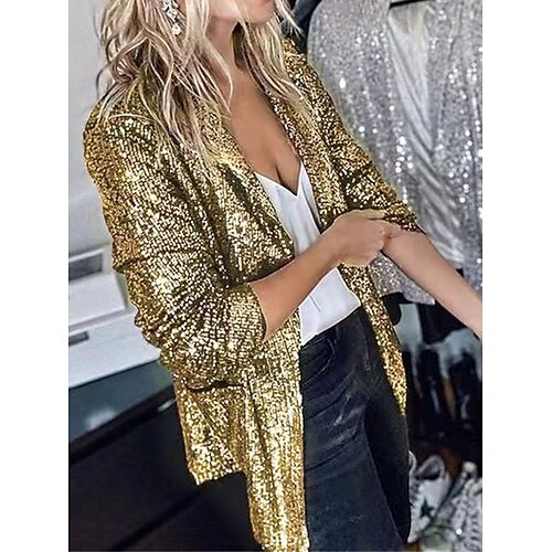 Per donna Giacca Ufficio Da tutti i giorni Da mare Primavera Autunno Standard Cappotto Standard Tenere al caldo Antivento Traspirante Moda Moderno Da cerimonia Giacca Manica lunga Tinta unica Con
Per donna Giacca Ufficio Da tutti i giorni Da mare Primavera Autunno Standard Cappotto Standard Tenere al caldo Antivento Traspirante Moda Moderno Da cerimonia Giacca Manica lunga Tinta unica Con