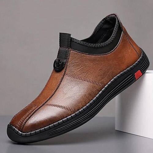 Homens Mocassins e Slip-Ons Sapatos Confortáveis Clássico Casual Ao ar livre Diário Caminhada Pele Respirável Preto Marron Verão
Homens Mocassins e Slip-Ons Sapatos Confortáveis Clássico Casual Ao ar livre Diário Caminhada Pele Respirável Preto Marron Verão