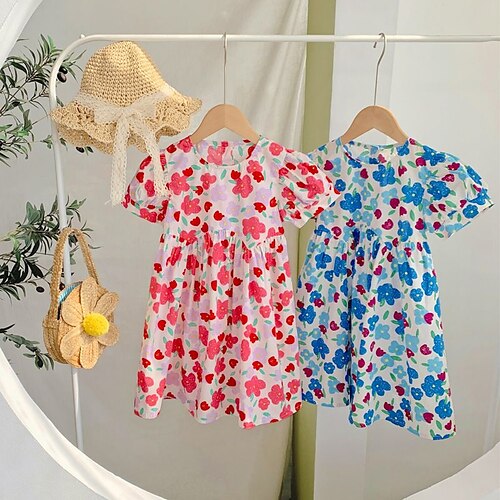 Bambino Da ragazza Vestito Fiore decorativo Abito casual Sopra il ginocchio Vestito Informale Girocollo Manica corta Attivo Vestito 2-8 anni Estate Rosso Blu
Bambino Da ragazza Vestito Fiore decorativo Abito casual Sopra il ginocchio Vestito Informale Girocollo Manica corta Attivo Vestito 2-8 anni Estate Rosso Blu