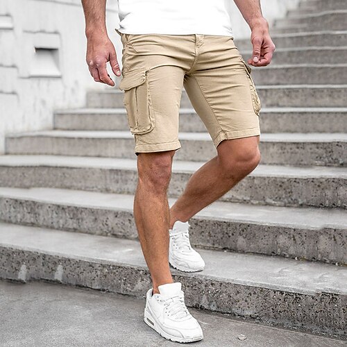 Homme Short Cargo Short d'été Poche à rabat Plein Confort Respirable Extérieur du quotidien Sortie Mode Décontractées Noir Bleu
Homme Short Cargo Short d'été Poche à rabat Plein Confort Respirable Extérieur du quotidien Sortie Mode Décontractées Noir Bleu