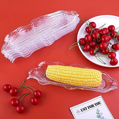 Contenitori per mais in plastica Vassoio per mais Trasparente Vassoio per frutta da dessert Utensili per barbecue da cucina
Contenitori per mais in plastica Vassoio per mais Trasparente Vassoio per frutta da dessert Utensili per barbecue da cucina
