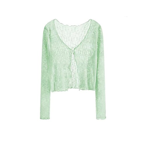 Damen Strickjacke Strickwaren Gerippt Stricken Dünn Feste Farbe V Ausschnitt Stilvoll Brautkleider schlicht Heim Täglich Sommer Frühling Schwarz Gelb Hellgrün Einheitsgröße
Damen Strickjacke Strickwaren Gerippt Stricken Dünn Feste Farbe V Ausschnitt Stilvoll Brautkleider schlicht Heim Täglich Sommer Frühling Schwarz Gelb Hellgrün Einheitsgröße