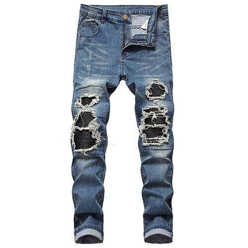 Herre Jeans Bukser Denim bukser Lomme Ribbet Vanlig Komfort Åndbart Daglig I-byen-tøj Bomuldsblanding Mode Afslappet Sort Blå
Herre Jeans Bukser Denim bukser Lomme Ribbet Vanlig Komfort Åndbart Daglig I-byen-tøj Bomuldsblanding Mode Afslappet Sort Blå